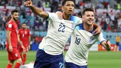 Inglaterra estreia com goleada sobre o Irã no Catar
