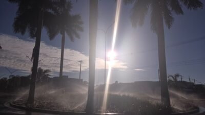 Calor e possibilidade de chuva em Dourados