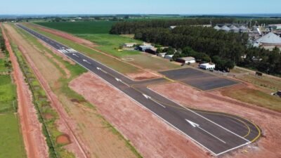Estado entrega obra estratégica no aeroporto de Naviraí, ampliando conectividade na região